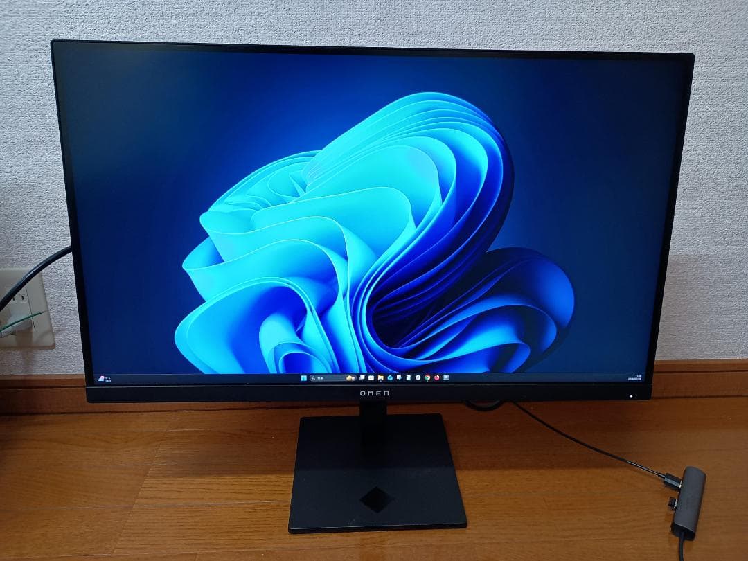 HP OMEN 27K 4K 144Hz IPS 元箱付属品完備