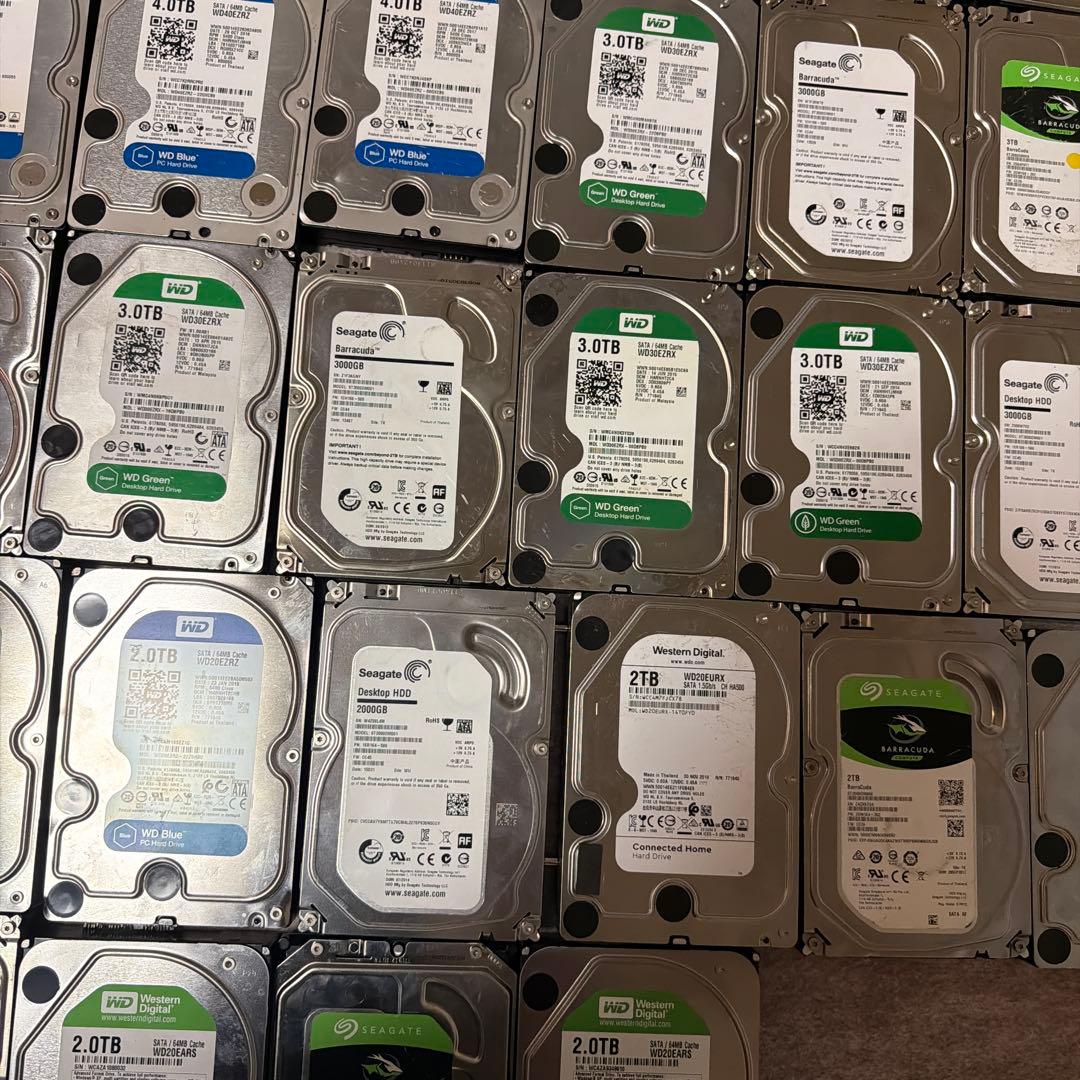 【大容量HDDまとめ売り】2TB〜14TB 計45台セット 業者様・転売歓迎
