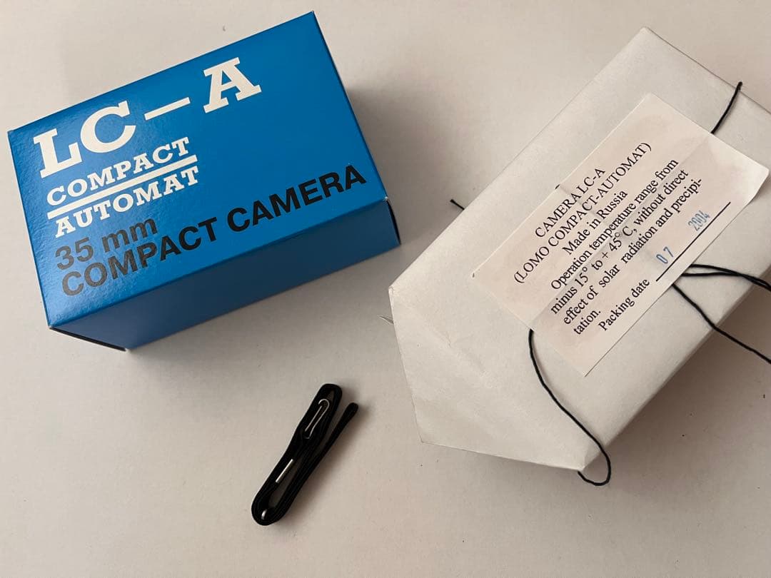 送料込 訳あり/LOMO LC-A ロモ 本革カメラケースset 付属品あり