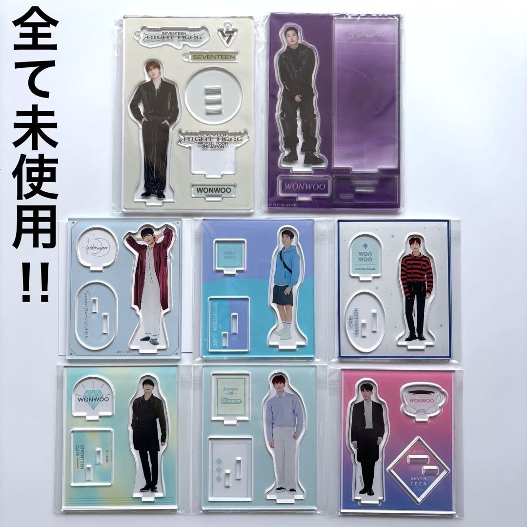 seventeen 缶バッジ　ワッペン　ideal cut アクスタ　ウォヌ