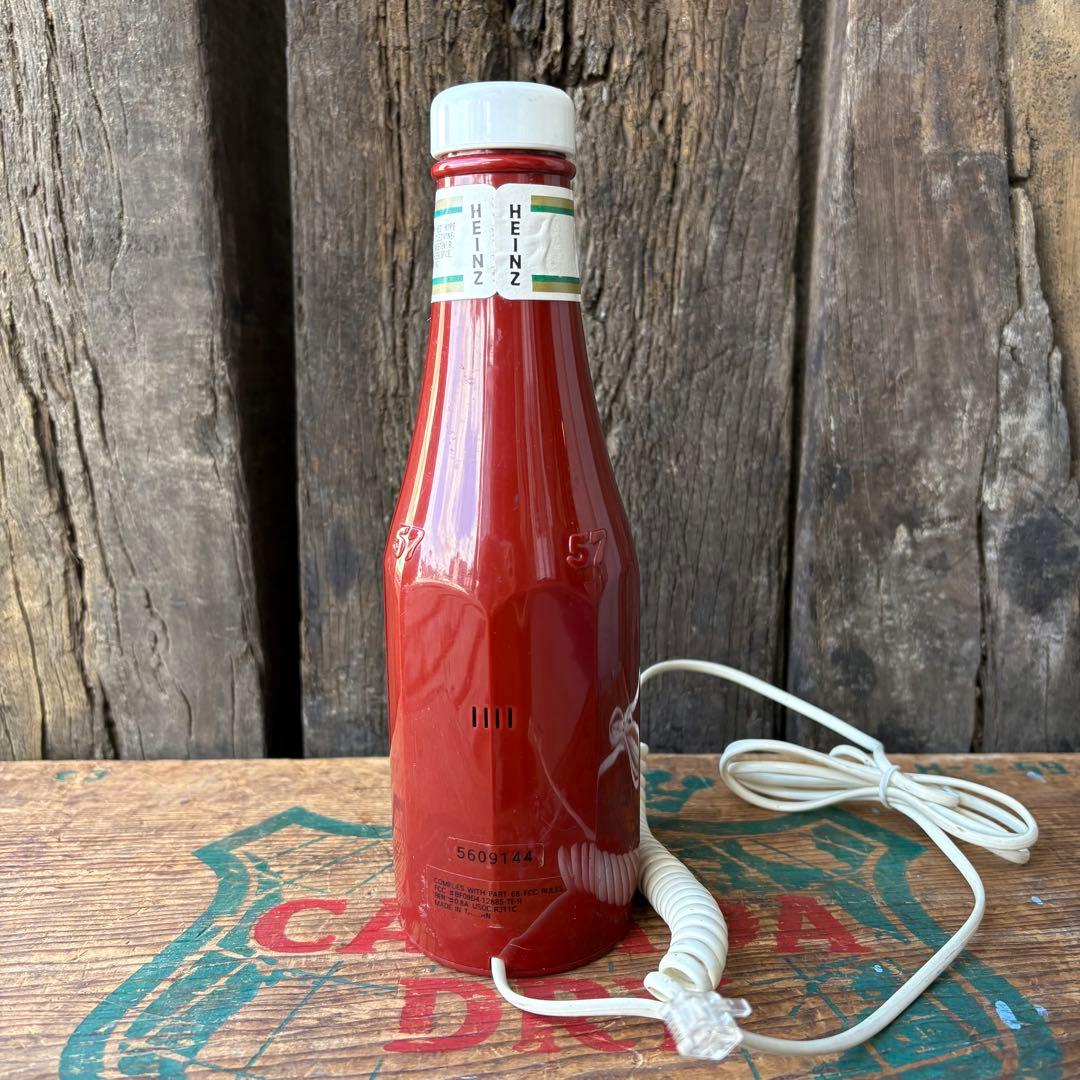 【1980s vintage】HEINZ ハインツ ケチャップ 電話　ビンテージ