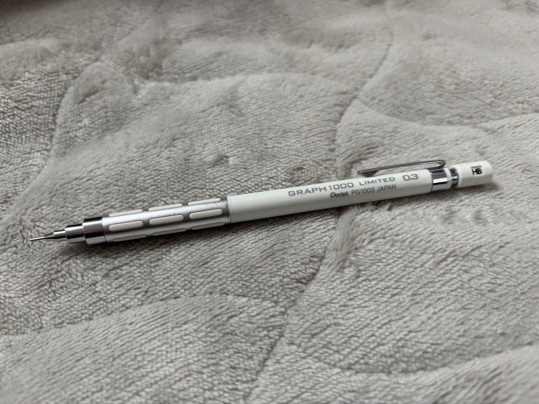 GRAPH1000 LIMITED 0.3 ホワイト シャープペンシル本体