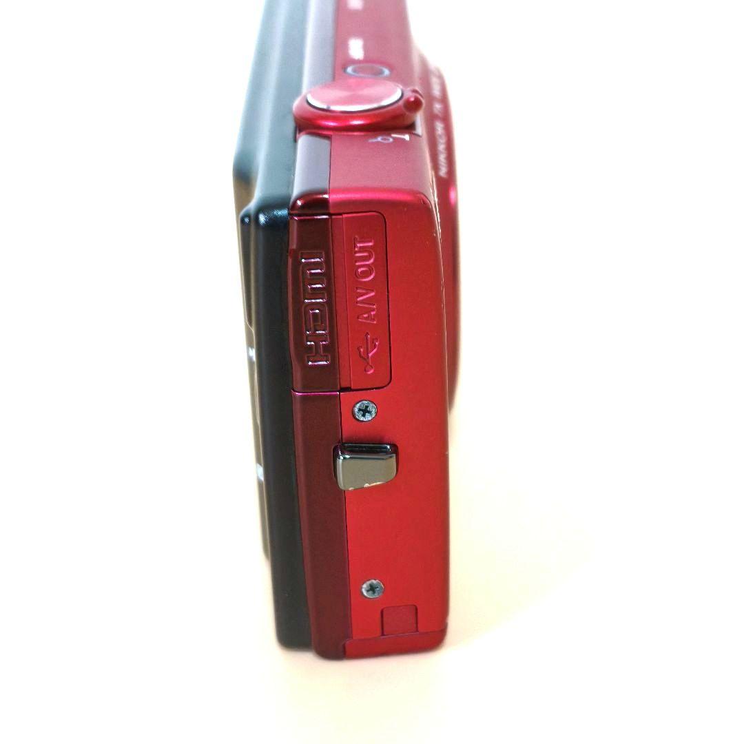 【動作確認済】Nikon COOLPIX S6100 レッド　 ★エモい写真に！