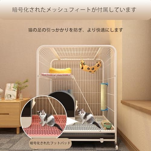 猫 ケージ キャットケージ大型 折りたたみ キャットケージ おしゃれ
