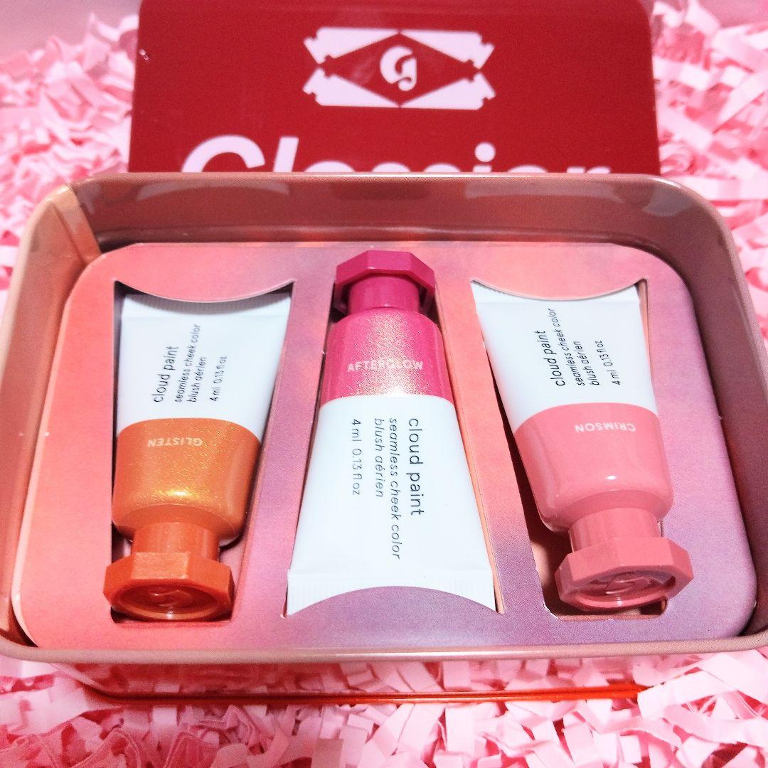 3/8まで【Mini Cloud Paint Trio】glossier　チーク
