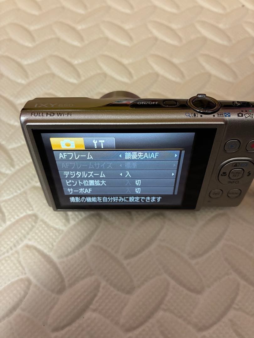 美品純正ケース付き　canon&キャノン　ixy650 デジタルカメラ