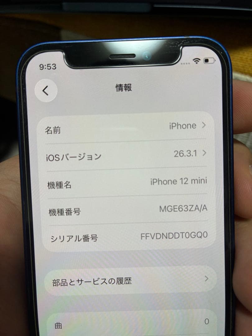 【香港版】Apple iPhone 12 mini ブルー Gibsonケース