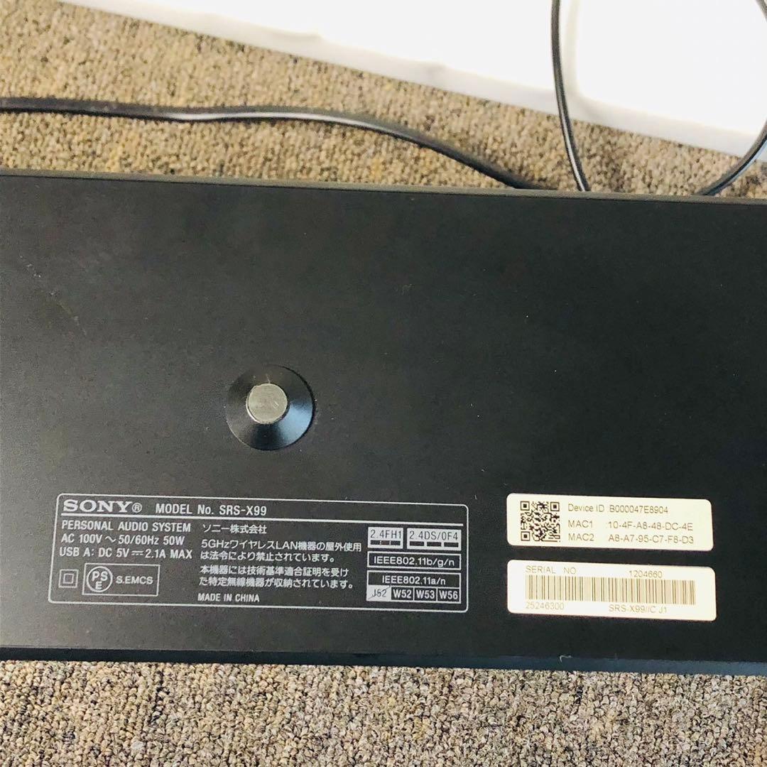 H67早い者勝ち✨SONY ワイヤレススピーカー FM AMクロックラジオ