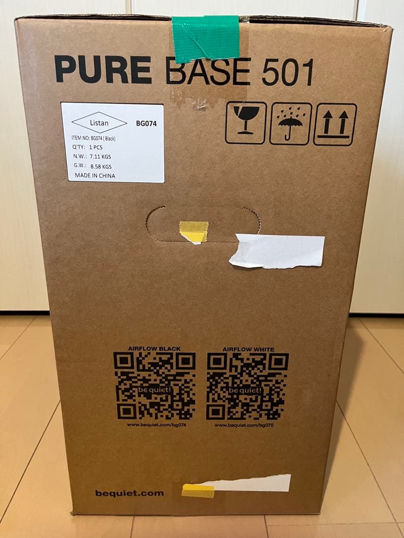 be quiet! PURE BASE 501 開封済 未使用 PCケース