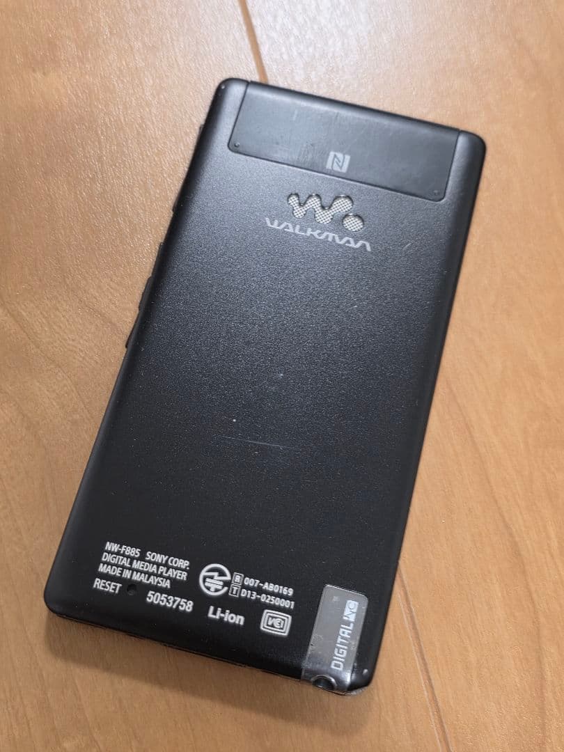 ポータブルプレーヤー SONY WALKMAN NW-F885