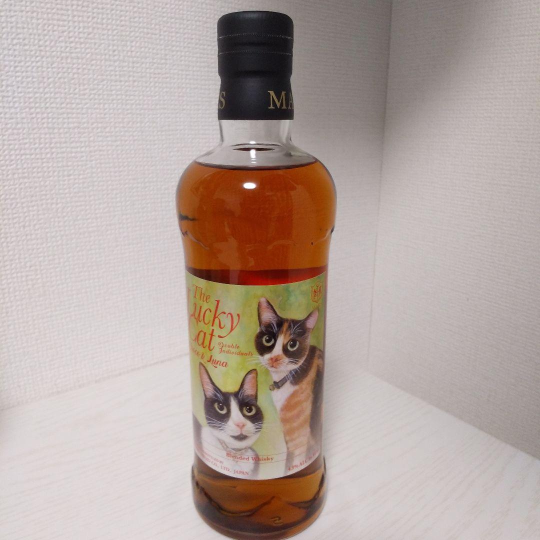 山崎シングルモルトウイスキーとThe Lucky Catセット