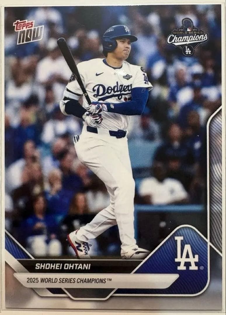 2025 ワールドシリーズ チャンピオン ドジャースtopps now 15枚