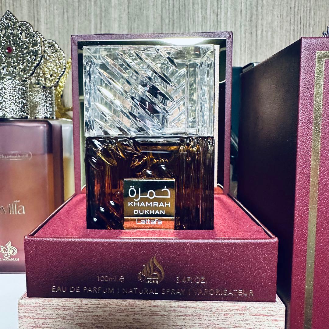 香水(ユニセックス) Lattafa Khamrah Dukhan 100ml Eau Parfum