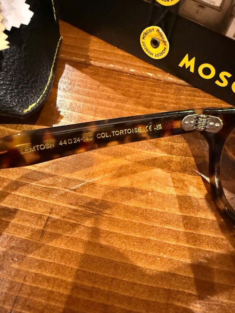 MOSCOT モスコット LEMTOSHクリアレンズ付き