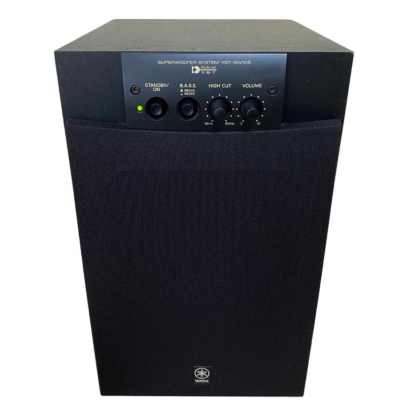 YAMAHA ヤマハ YST-SW105 サブウーファーシステム ブラック