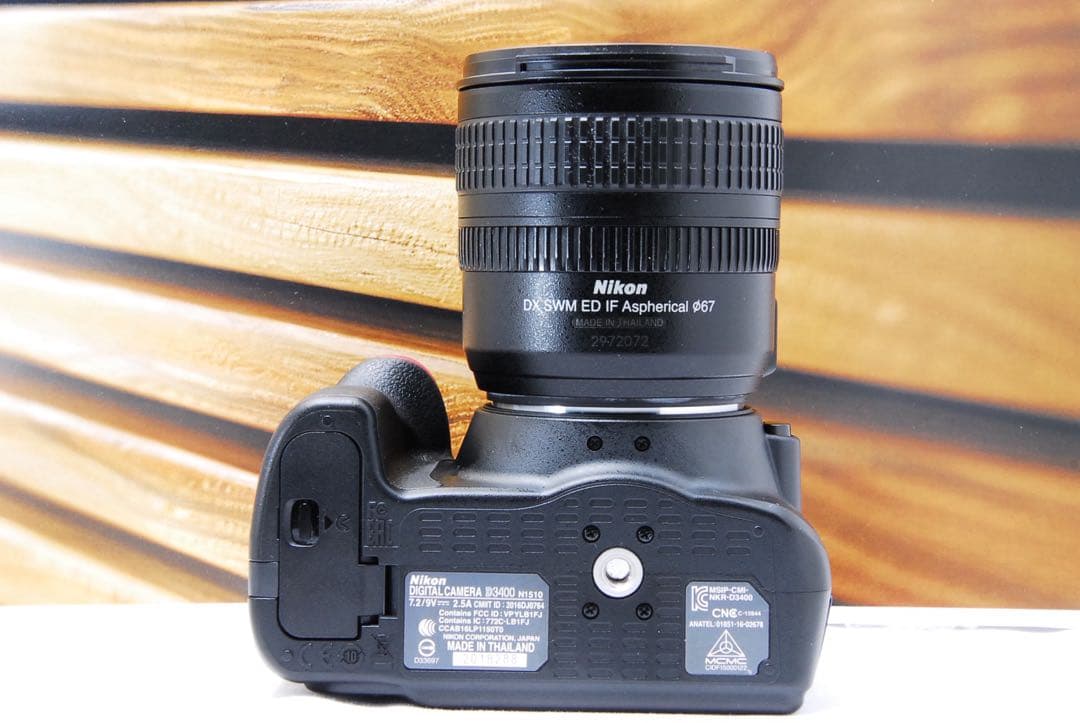 カメラカバー付 ニコンNikon D3400 Bluetooth 一眼レフ
