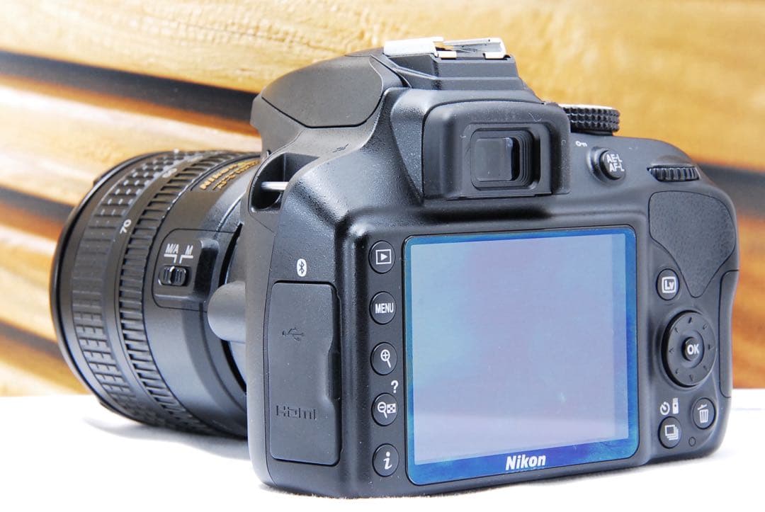 カメラカバー付 ニコンNikon D3400 Bluetooth 一眼レフ