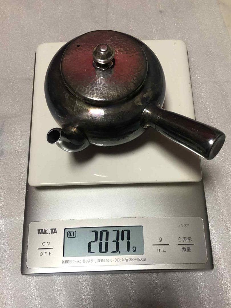 M*a様 純銀　急須　203g