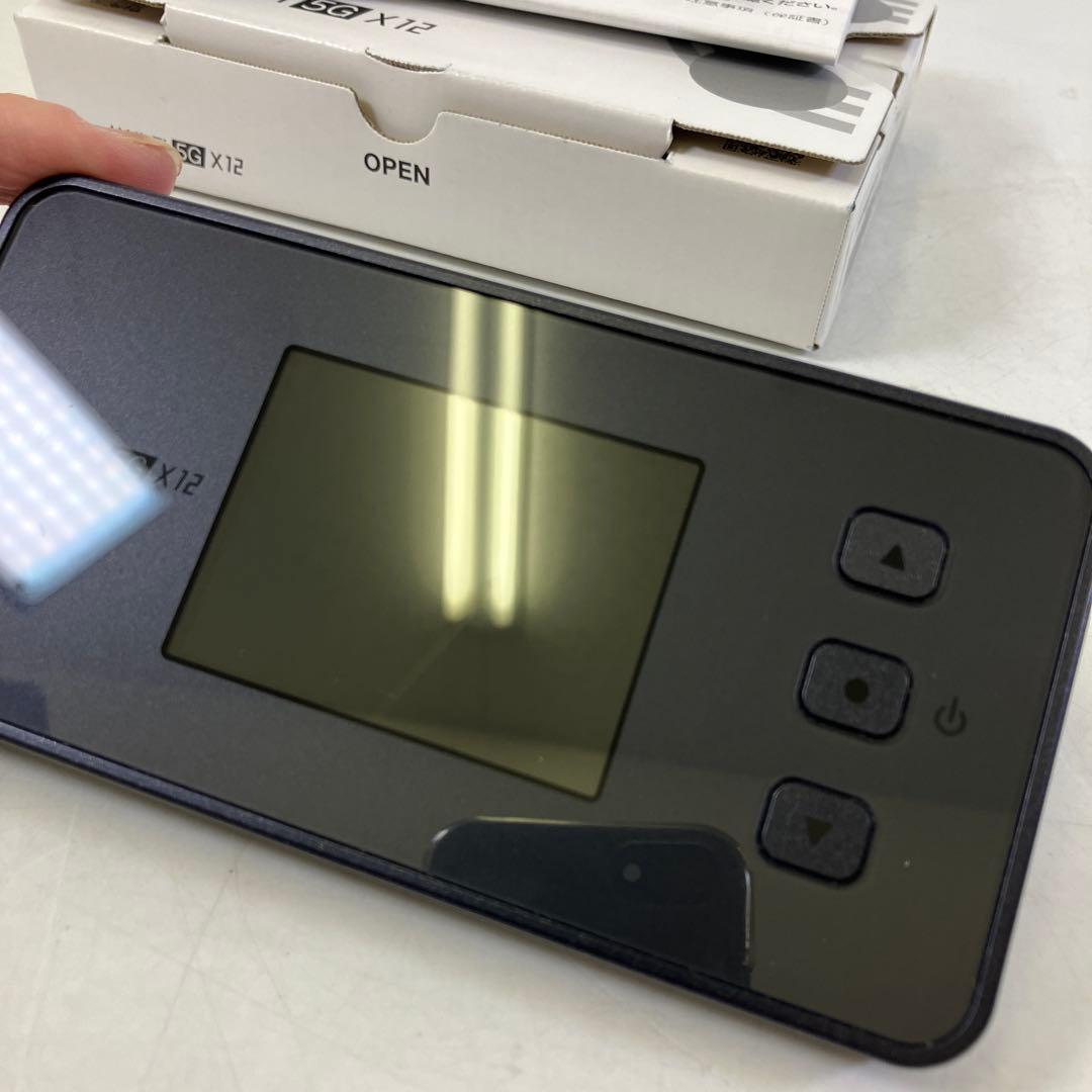 【初期化済み】 Speed Wi-Fi 5G X12 モバイルルーター