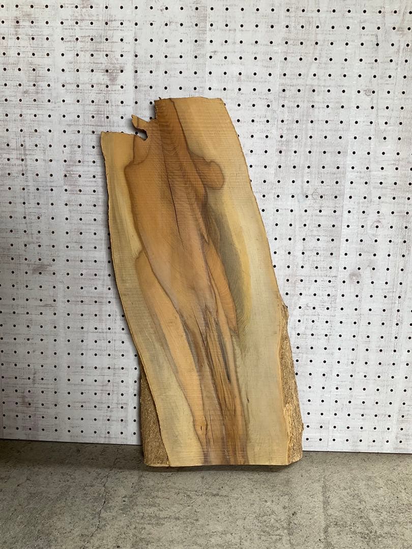 85.ツゲ　柘植　一枚板　素材　木材　DIY ハンドメイド