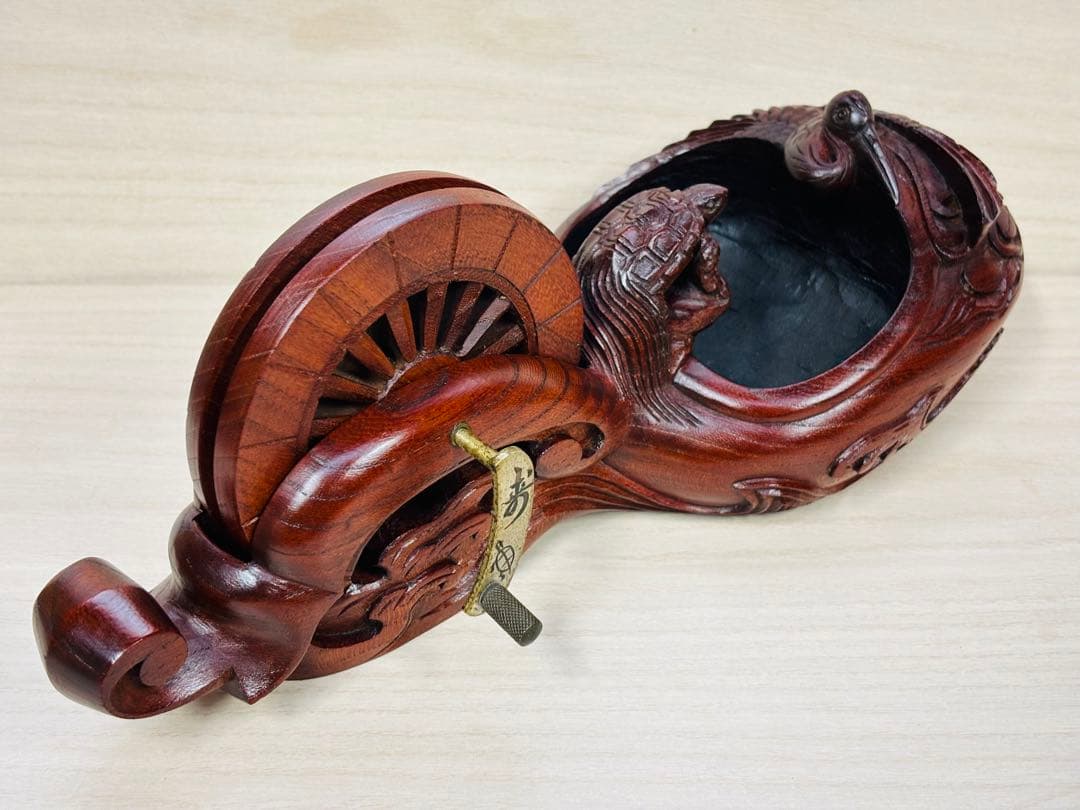 墨壺　在銘　一文字坪梅作　宗秀　大工道具　墨壷　墨坪　すみつぼ　墨つぼ　工芸品