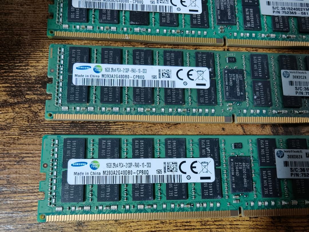 食*当様 SUMSUNG メモリ 16GB 2R×4 4枚セット
