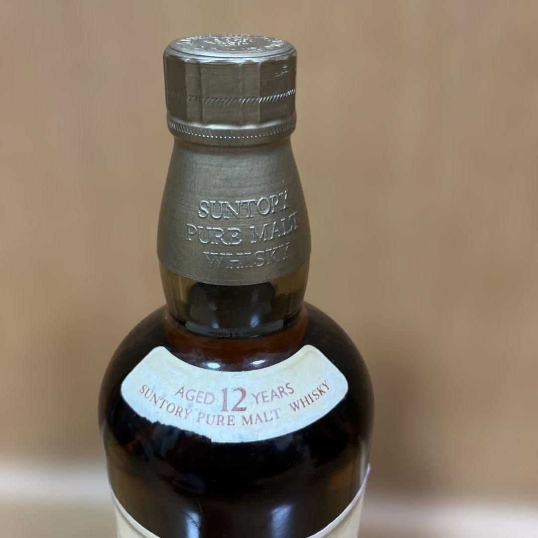 山崎 12年 旧ラベル 750ml　ピュアモルト　箱無し