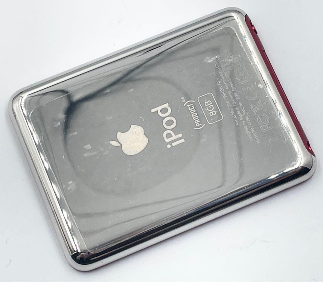 ポータブルプレーヤー Apple MB257J 8GB iPod nano PRODUCT RED