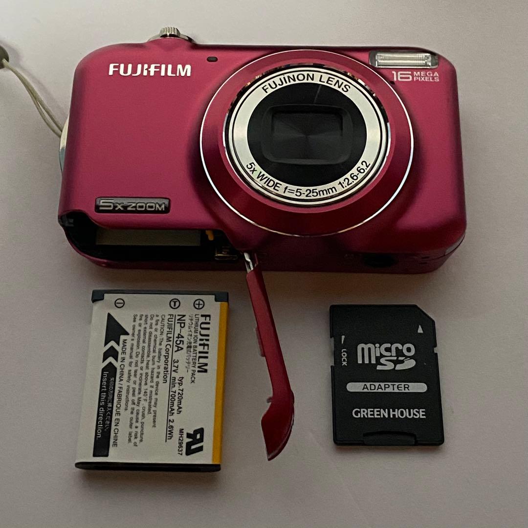【美品】FUJIFILM FINEPIX JX400 コンパクトデジタルカメラ