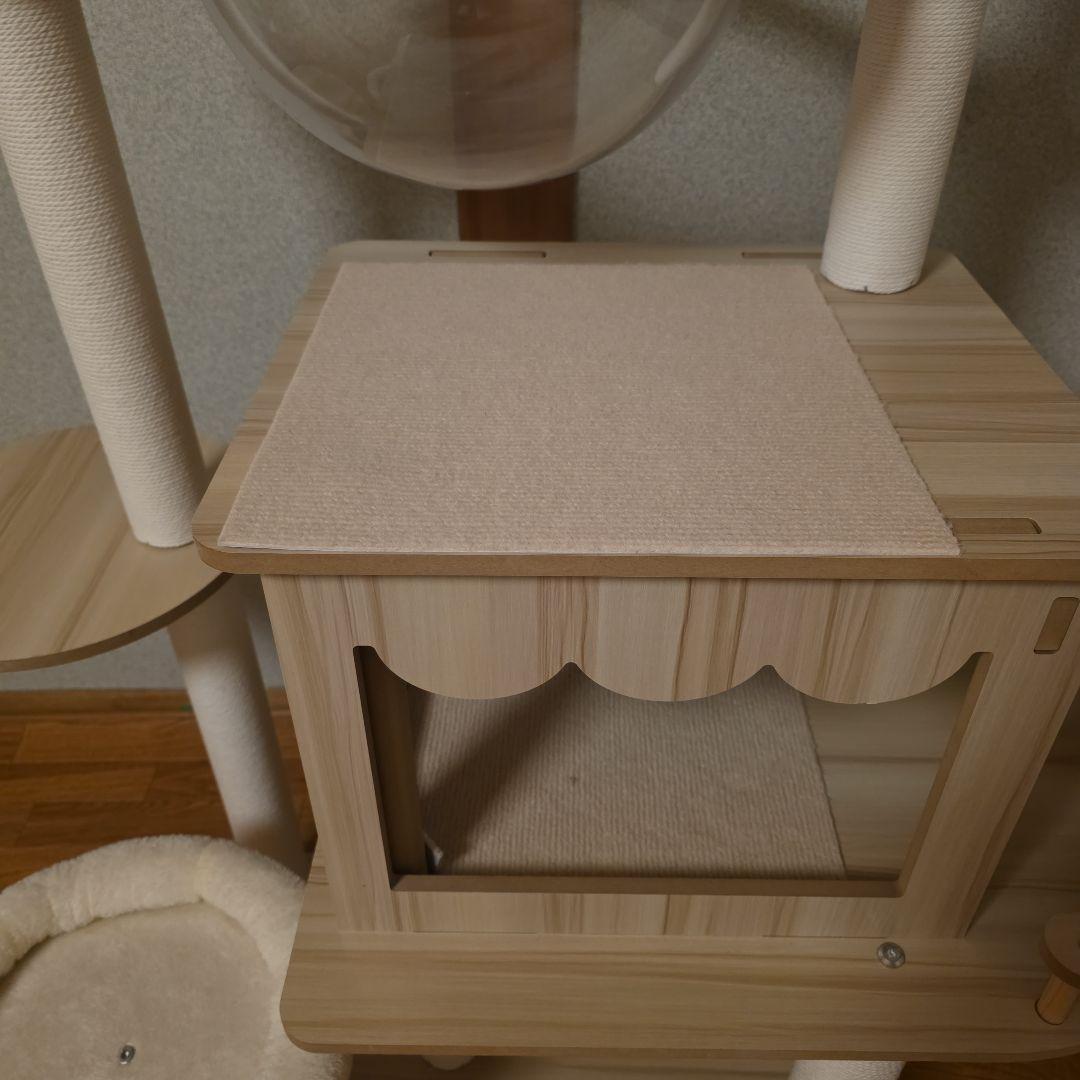 未使用品☆据え置き型キャットタワー 木製 おしゃれ