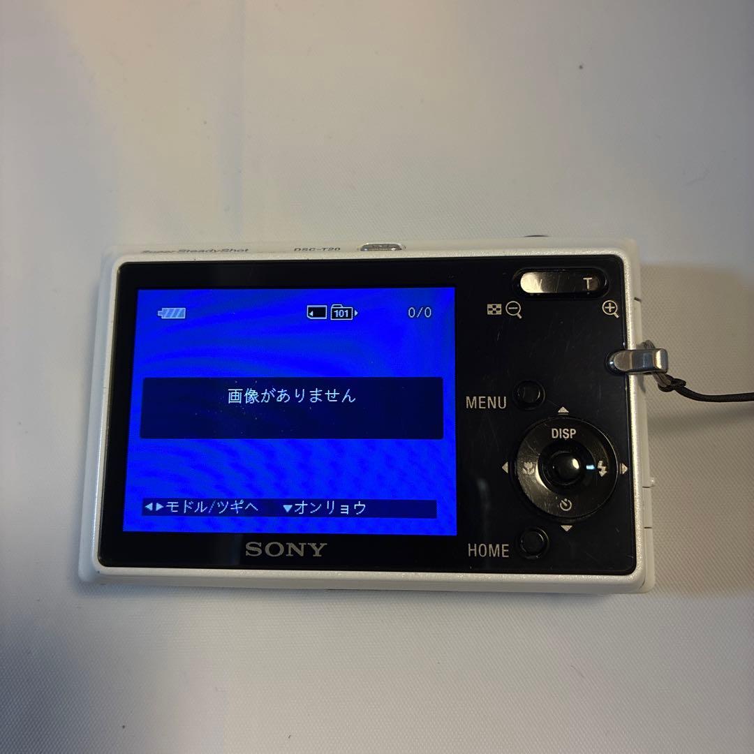 SONY CyberShot DSC-T20 ホワイト デジタルカメラ