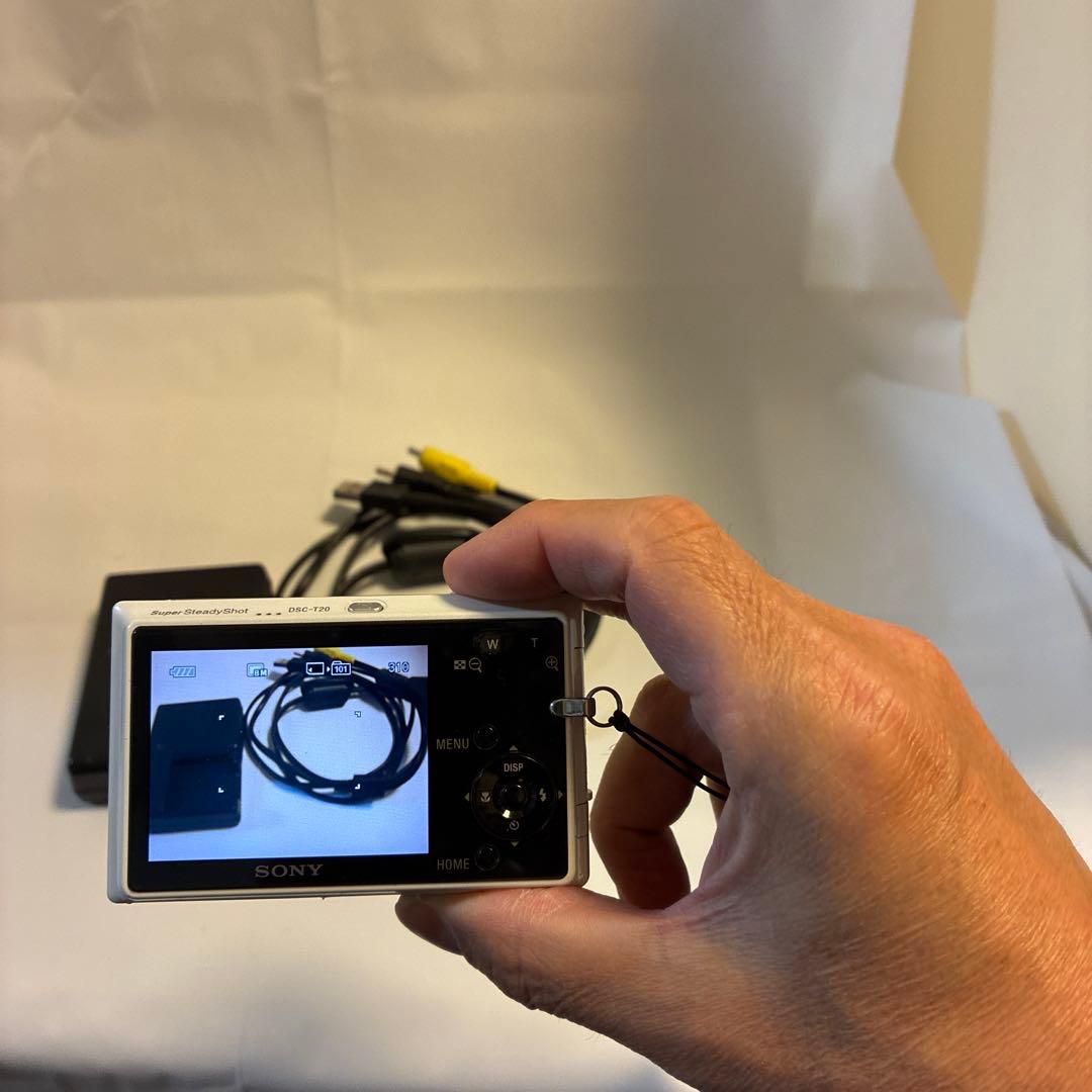 SONY CyberShot DSC-T20 ホワイト デジタルカメラ