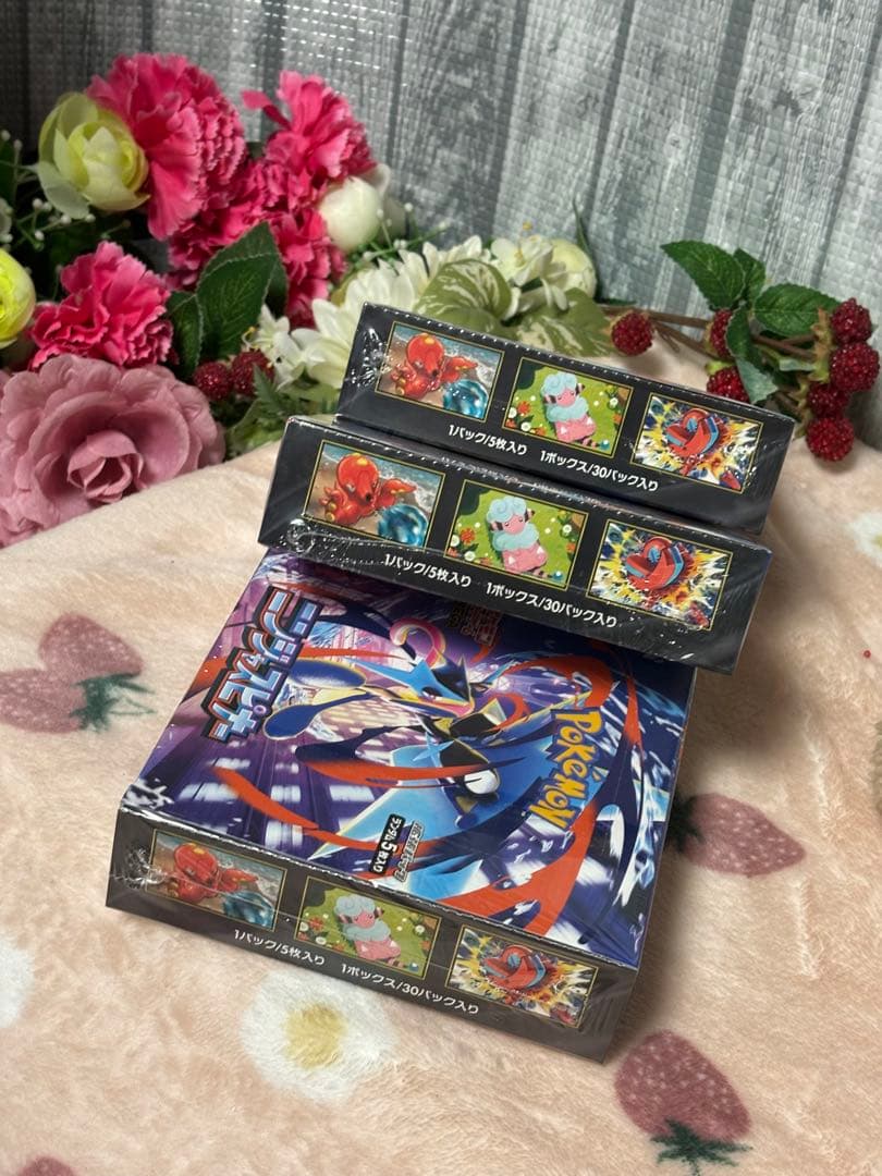ポケモンカードゲーム☆ニンジャスピナー3BOX☆新品未開封シュリンク付き