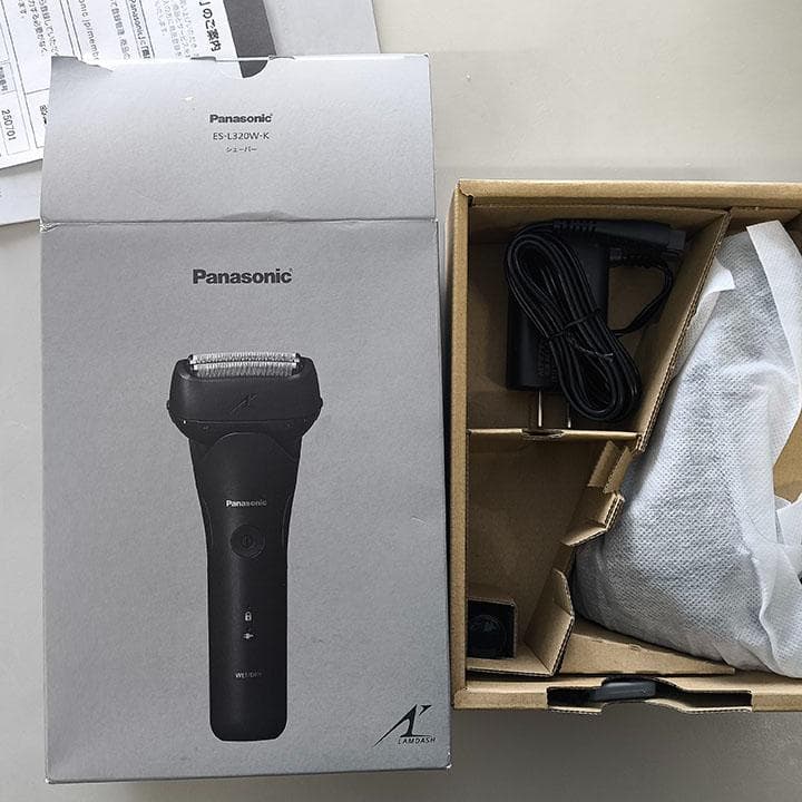 Panasonic ラムダッシュ 3枚刃 ES-L320W-K 黒