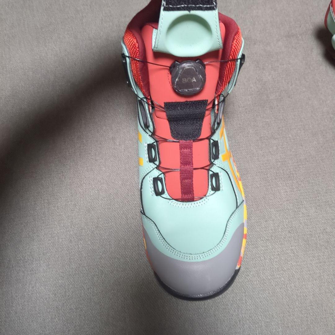 ASICS BOA安全靴 ミントグリーン