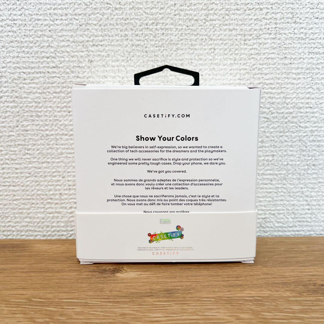CASETiFY 村上隆 ワイヤレスイヤホンポーチ ブルー スマイル