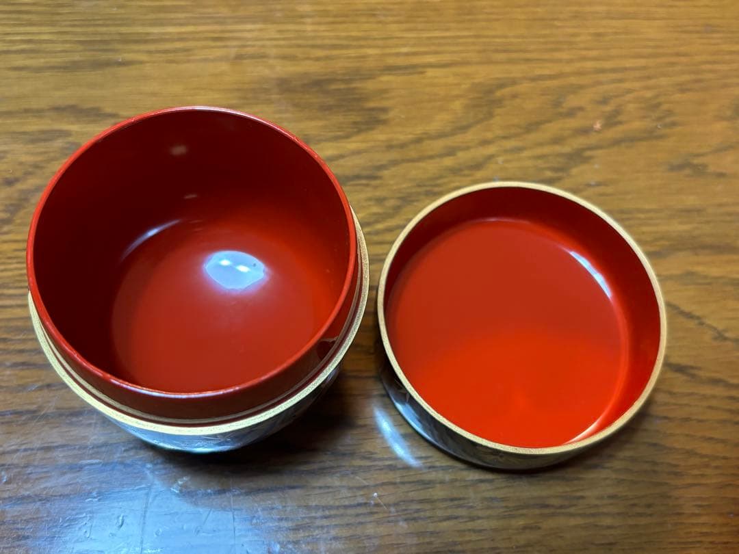 中村宗尹　中棗　『立雛』　お雛様　加賀　蒔絵　 輪島塗　昭和50年代　漆　共箱