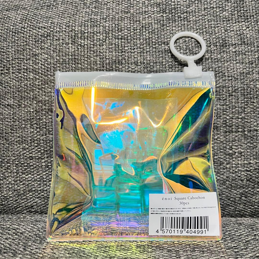 enoi ダイヤモンドフラッシュ　16色セット　スクエアカボション30pcs