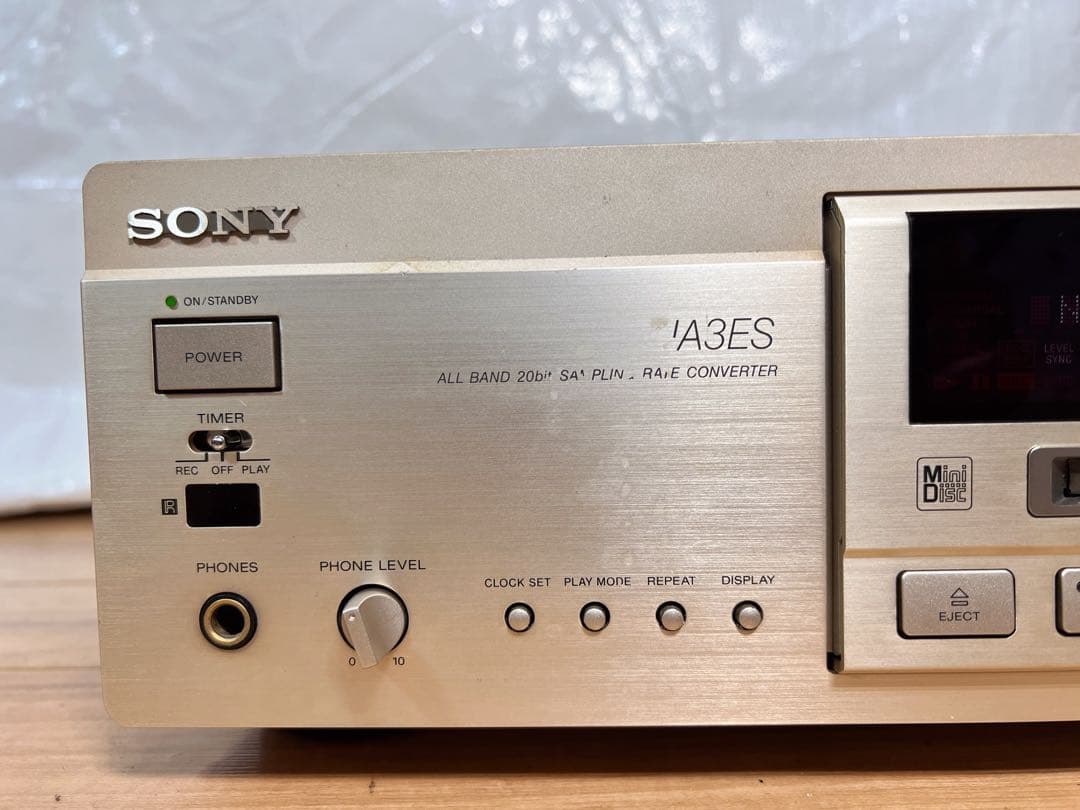 SONY MDプレーヤー MDS-JA3ES 希少品
