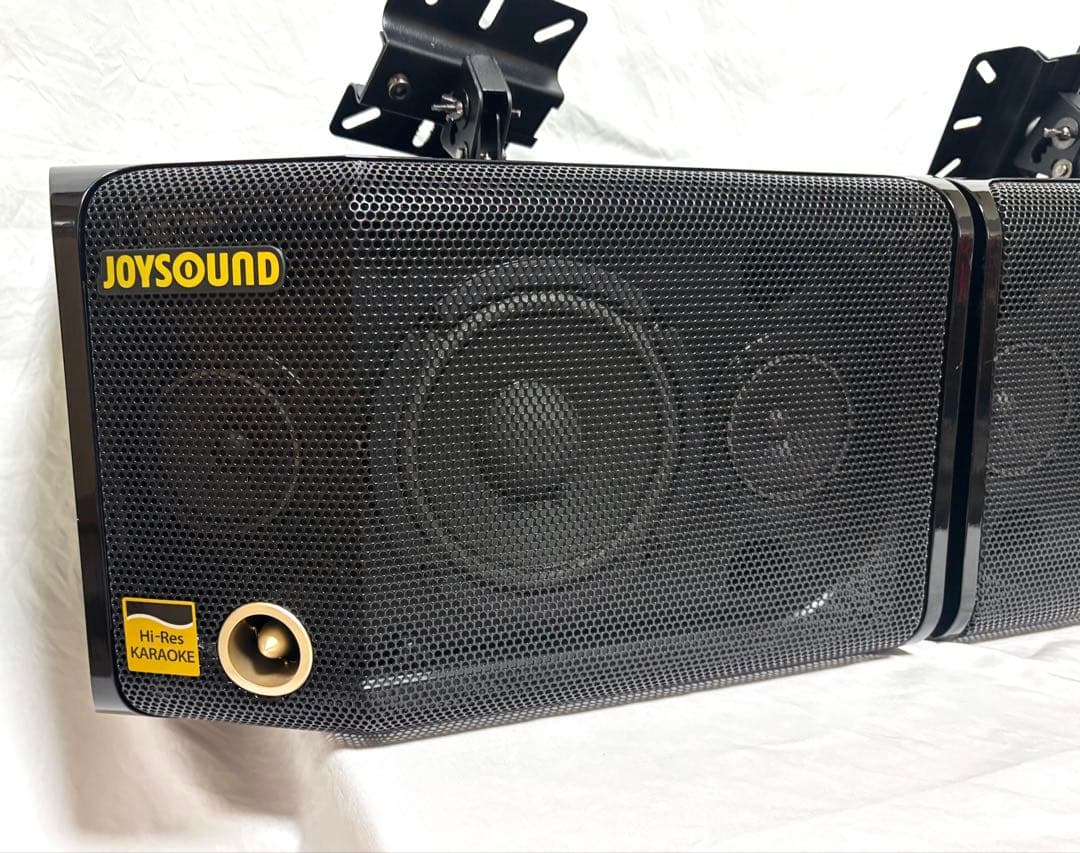 JOYSOUND スピーカー CS-H02 カラオケ ハイレゾ 取付金具付