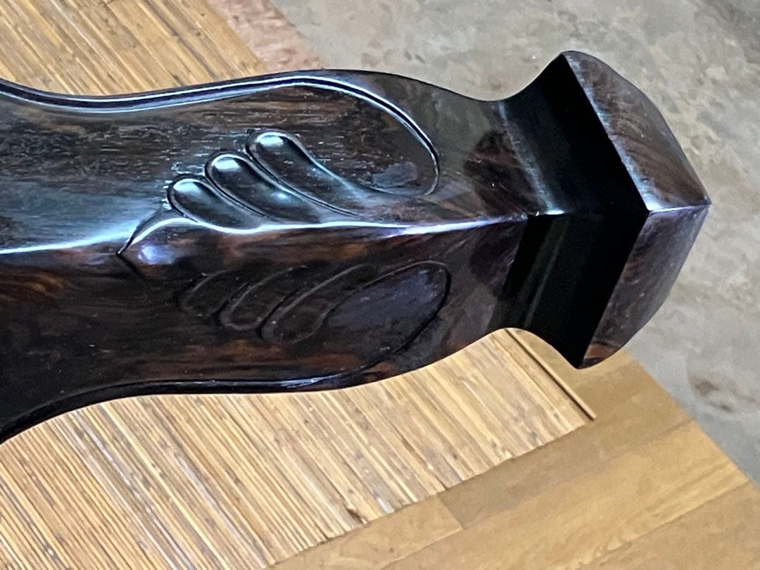 黒檀 高級座卓 テーブル お膳 黒い漆器