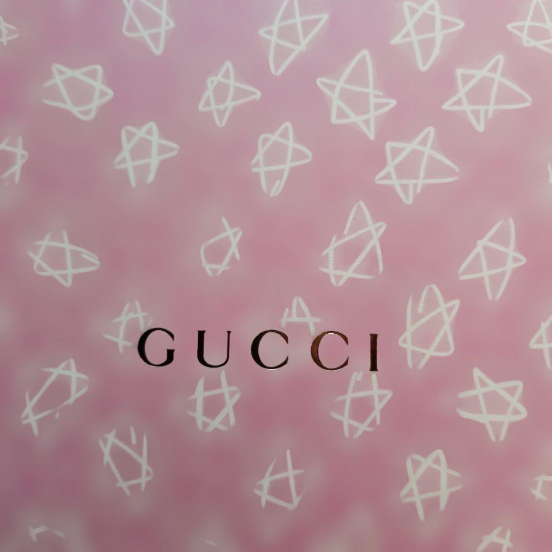 GUCCI ピンク 星柄 A5ノート