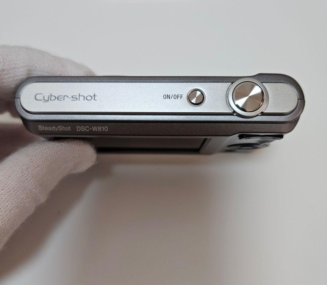 美品✨SONY Cyber-shot DSC-W810 シルバー 動作品