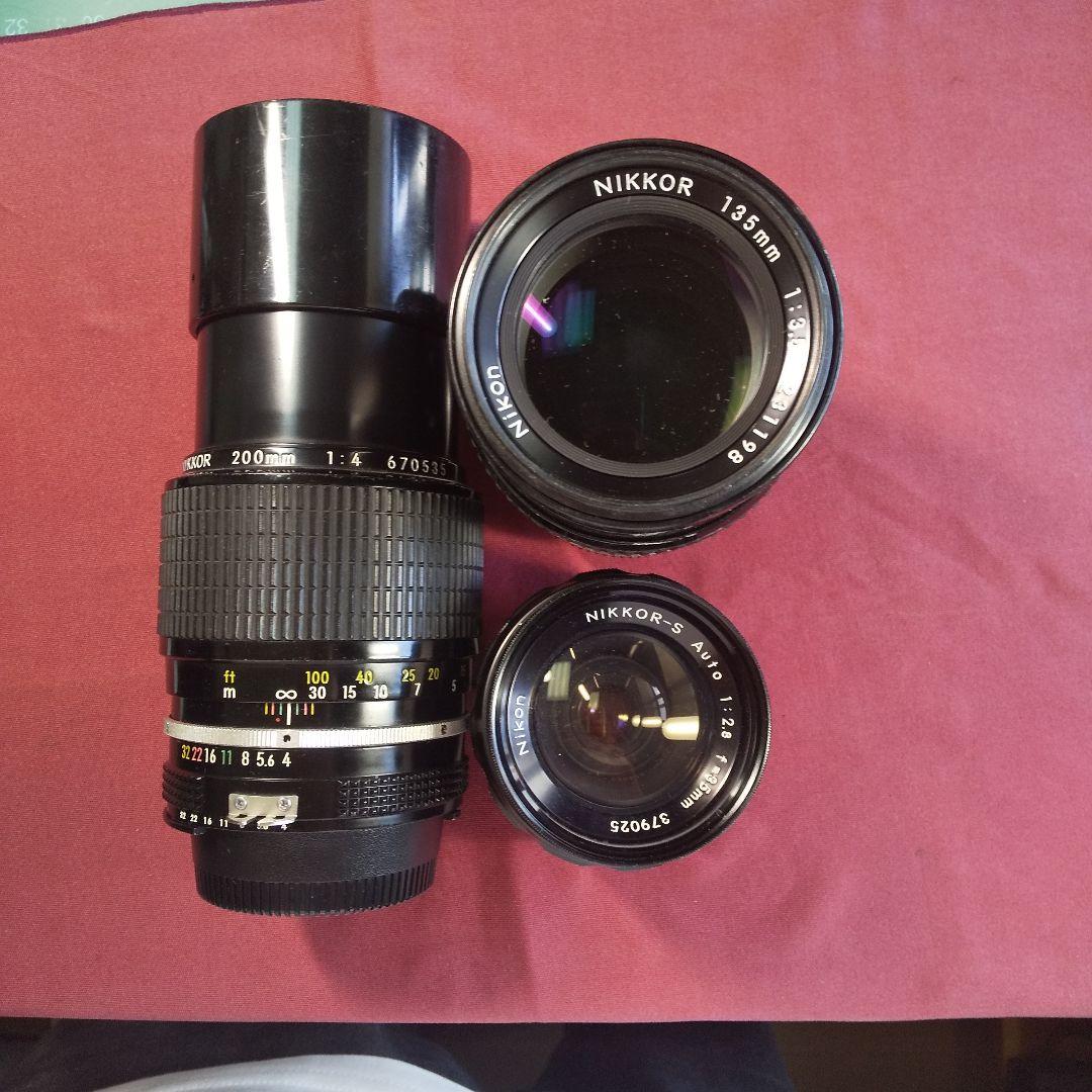 Nikon F FTn Nikkor-S 50mm f/1.4他３本