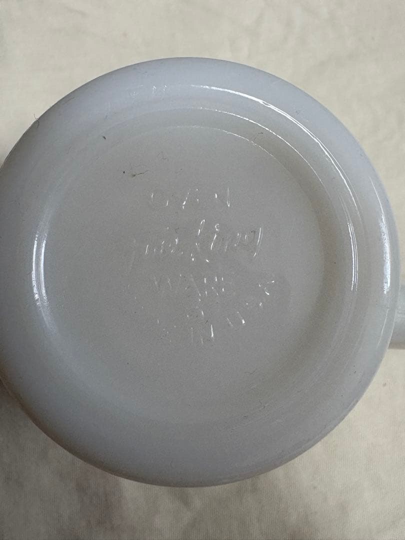 ファイヤーキング Dハンドルマグ ホワイト OVEN MADE IN U.S.A