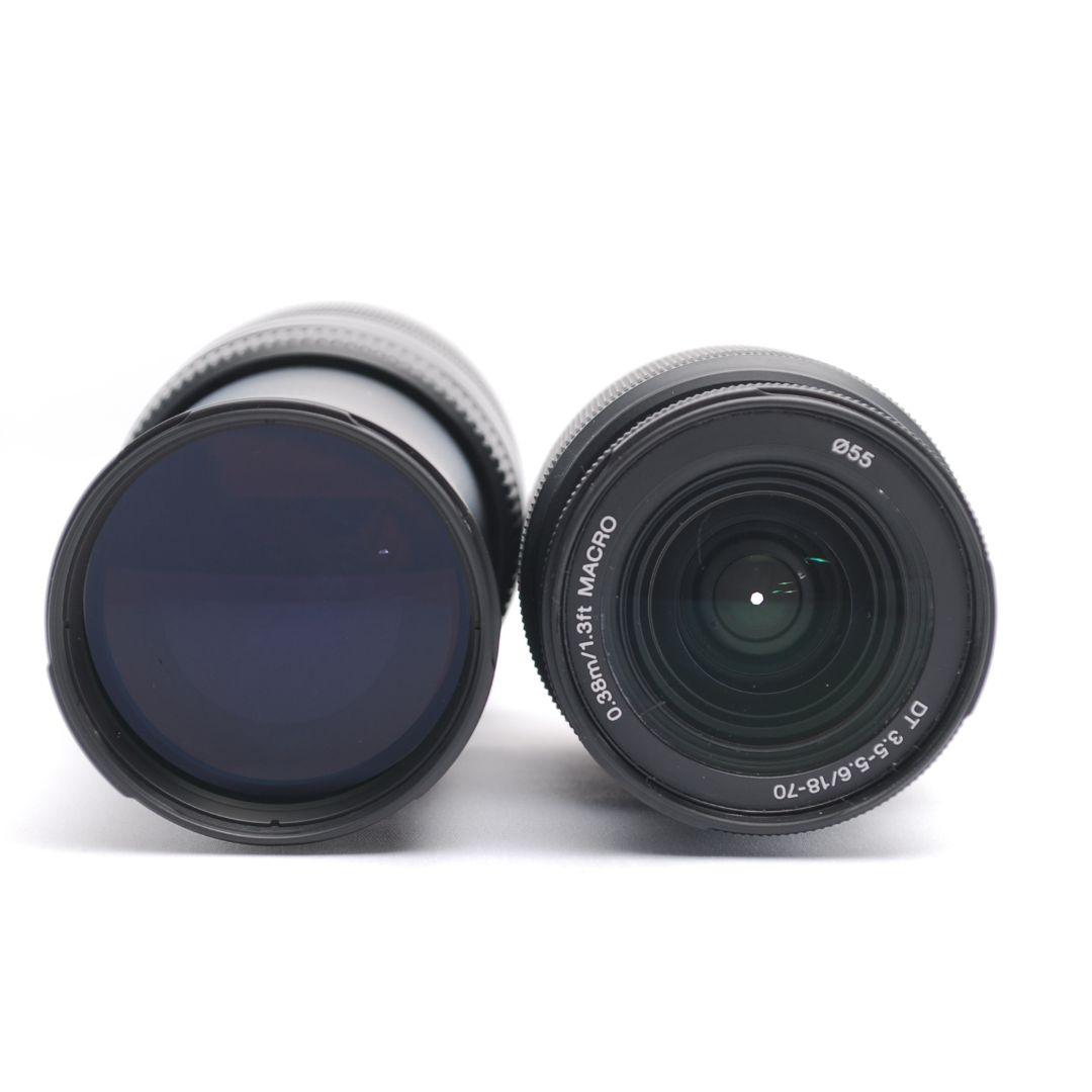 即購入1000円OFF Sony α65 Wレンズ 18-70 75-300