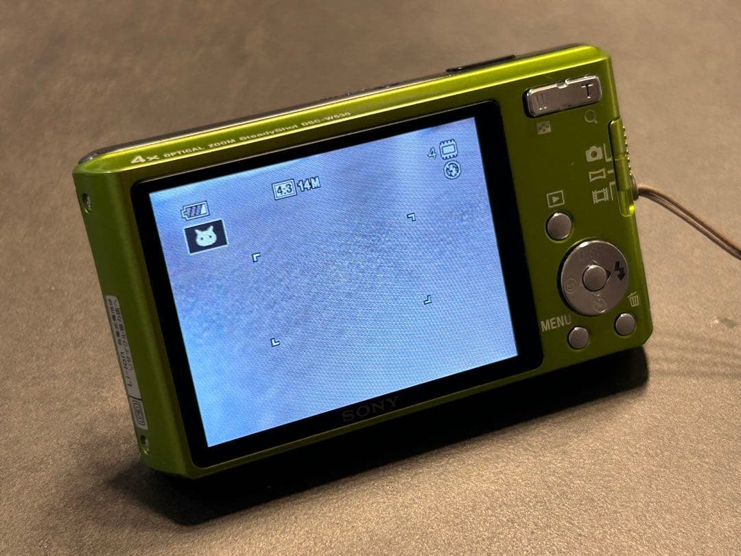 K*i様 SONY ソニー DSC-W530 グリーン 14.1 デジカメ 中古