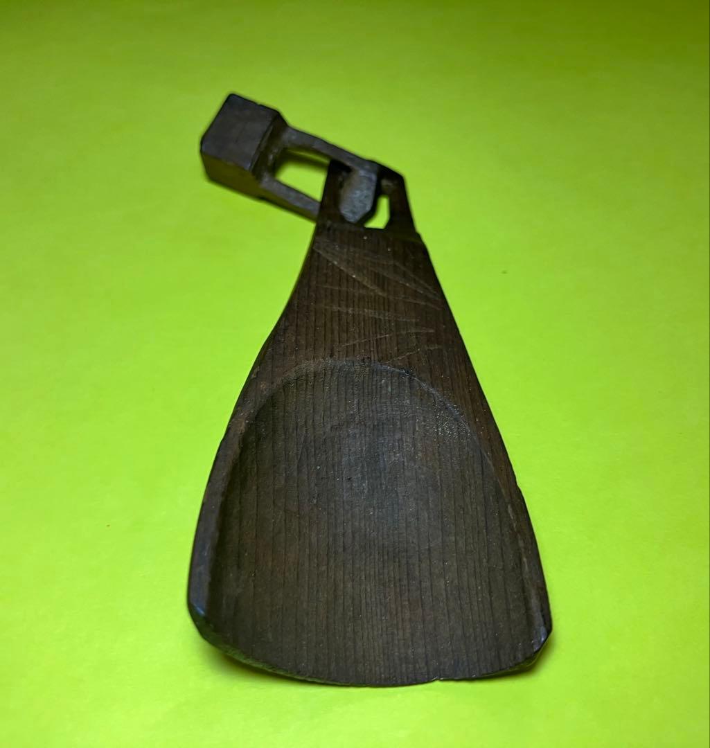 中国美術　唐木黄楊木　果実彫　茶合　煎茶　茶さじ