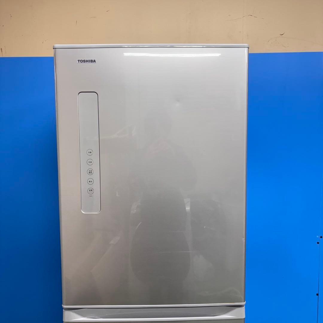 784 TOSHIBA 5ドア　大容量　大型冷蔵庫　400L強　自動製氷　右開き
