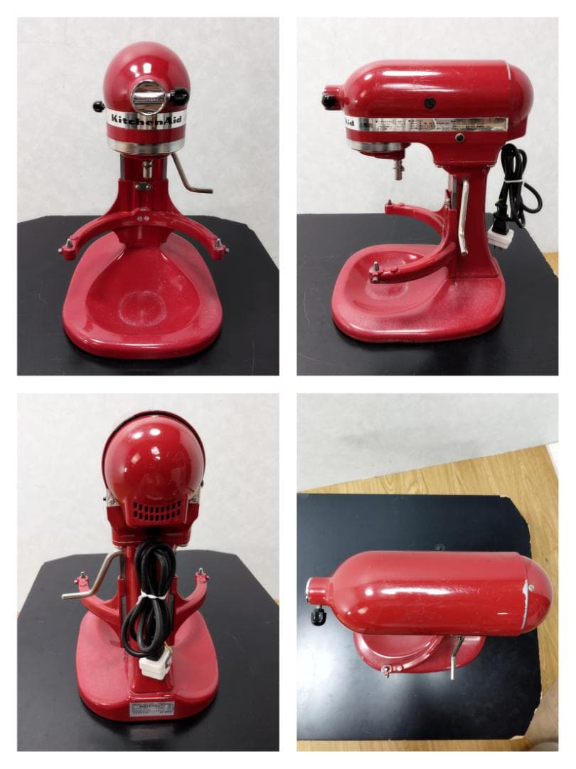 K♢1196 Kitchen Aid スタンドミキサー KSM5ER(レッド)